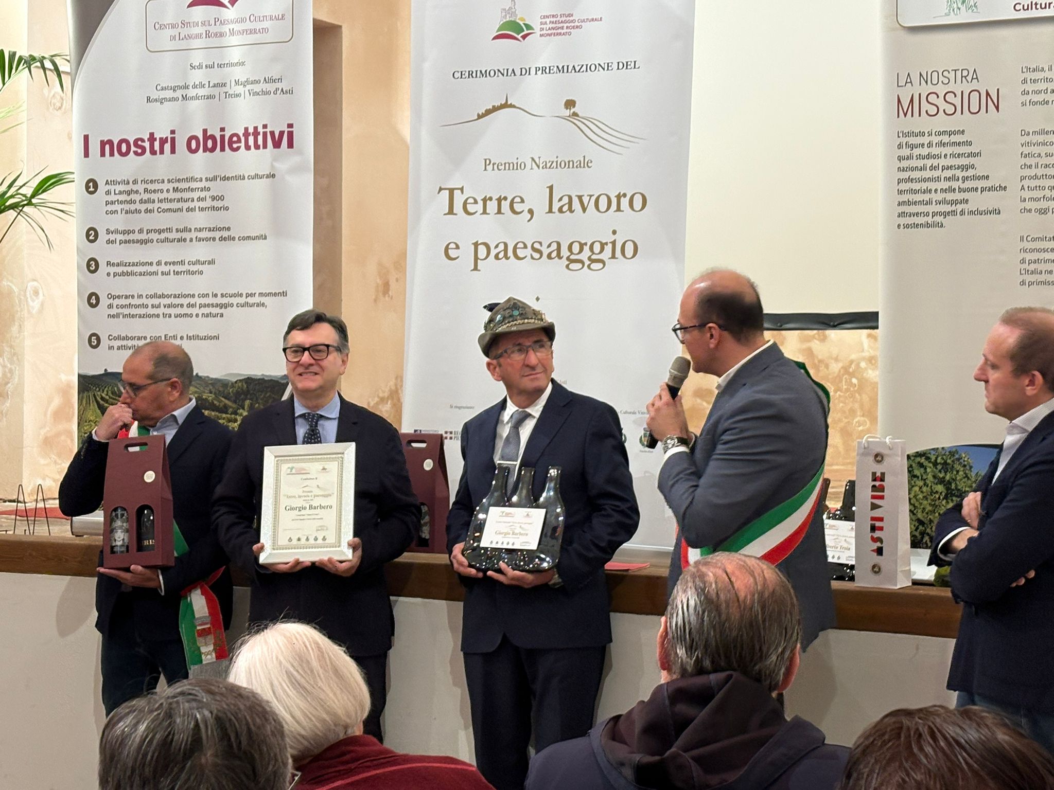 Cerimonia di premiazione Terre, Lavoro e Paesaggio 2026